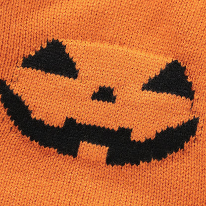 Halloween Baby Knit Sweater Bodysuit Pumpkins