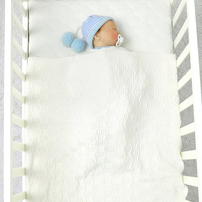 Newborn Baby Knit Blanket Soft and Breathable