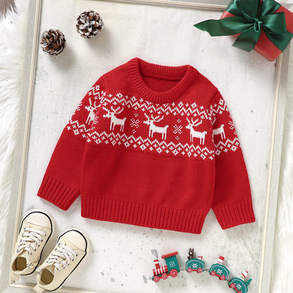 Baby Ugly Christmas Sweater Reindeer