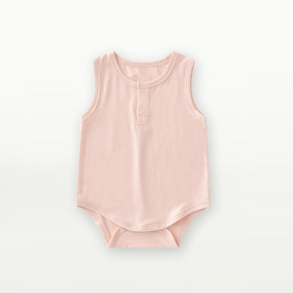 Newborn & Infant Bamboo Bodysuit Sleeveless Onesies