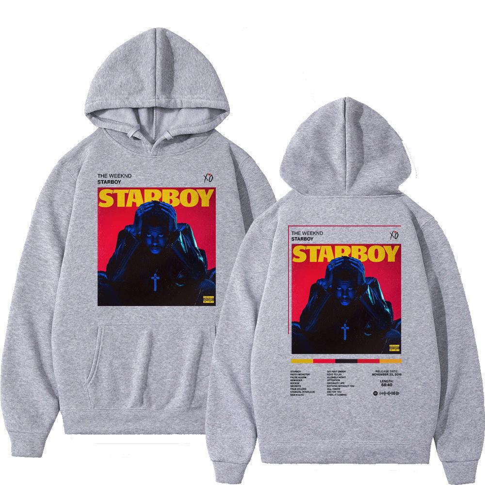 The Weeknd Starboy Music Album Graphic Hoodie