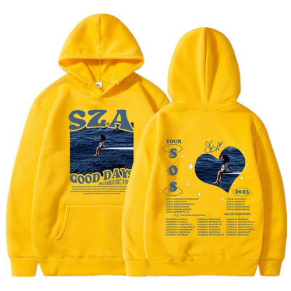 SZA SOS Good Days Hoodie Concert Tour SOS Music Album Print Hoodie