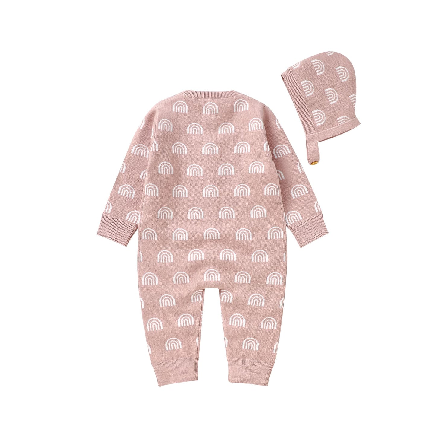 Baby Snap Sweater Romper Long Sleeve