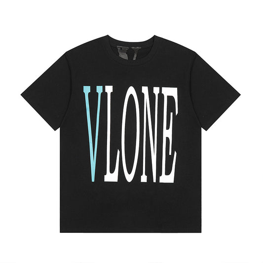 Vlone Shirt Short Sleeve O Neck T Shirt