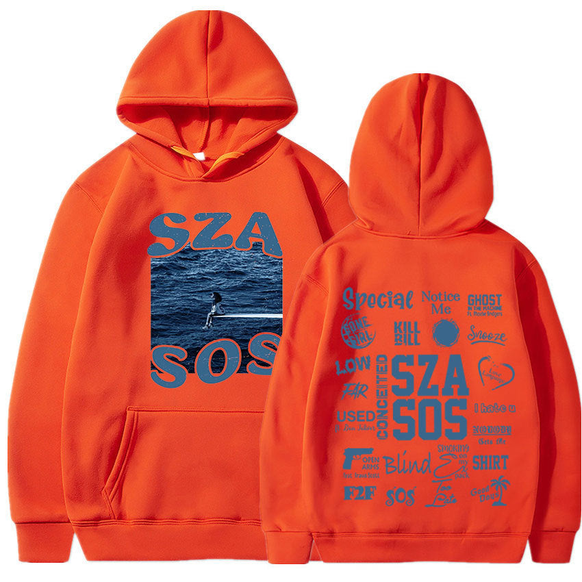 SZA SOS Good Days Hoodie Concert Tour SOS Music Album Print Hoodie