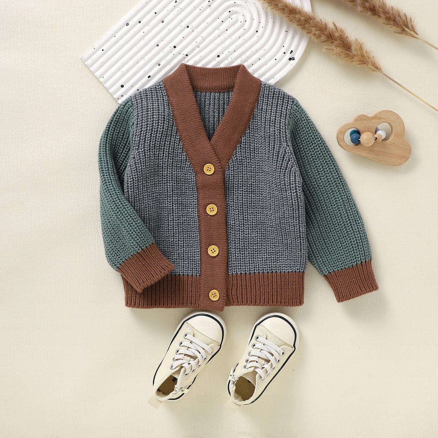 Infant&Toddler Knit Sweater Cardigan