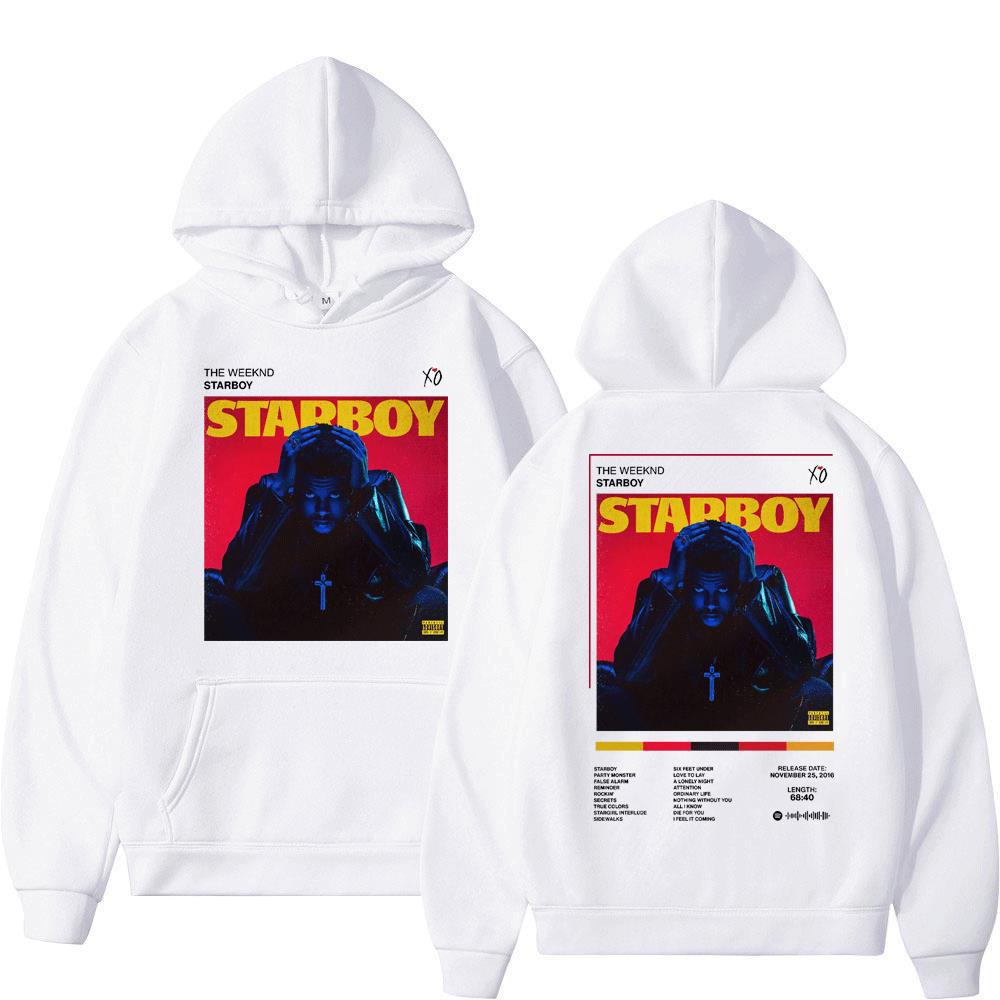 The Weeknd Starboy Music Album Graphic Hoodie