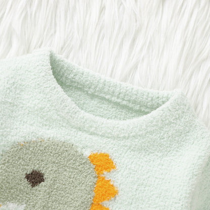 Infant&Toddler Knit Sweater Dinosaurs