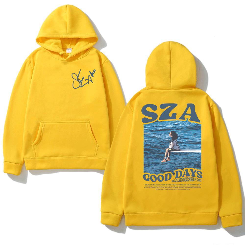 SZA SOS Good Days Hoodie Concert Tour SOS Music Album Print Hoodie