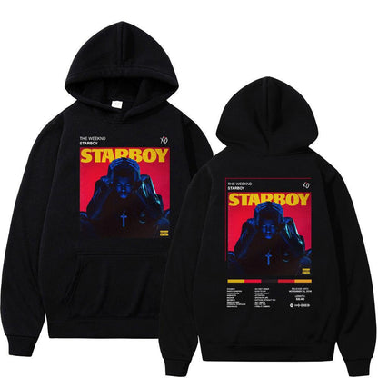 The Weeknd Starboy Music Album Graphic Hoodie