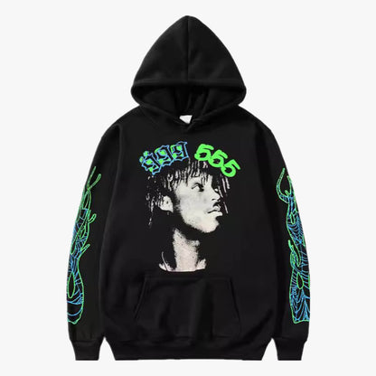 Sp5der Juice Wrld 999 555 Hoodie Y2K Pullover