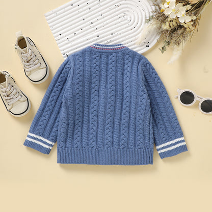 Toddler Knit Cardigan Sweater Long Sleeve