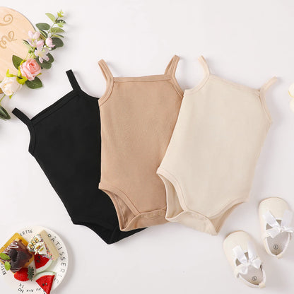 3-Pack Baby Girl Bodysuit Sleeveless