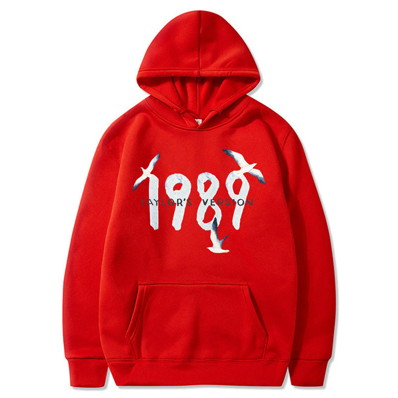 Plus Size Taylor Swift Hoodie  Taylor's Version 1989 Print Men Women Oversize Pullover