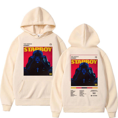 The Weeknd Starboy Music Album Graphic Hoodie