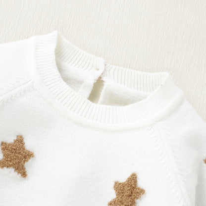 Baby Long Sleeve Knit Sweater Star