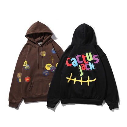 Travis Scott Cactus Jack Mcdonald's Bomb Print Hoodie