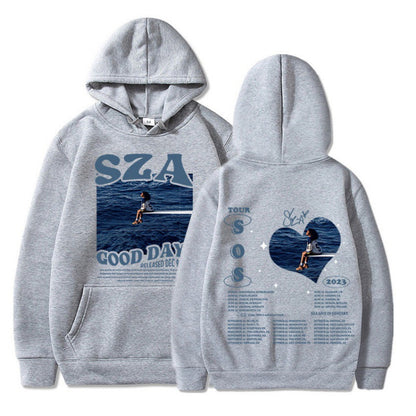 SZA SOS Good Days Hoodie Concert Tour SOS Music Album Print Hoodie