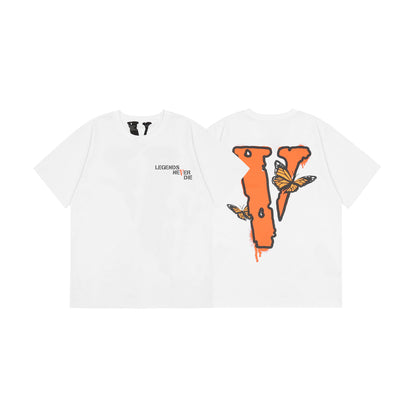 Juice Wrld x Vlone Butterfly T-Shirt White