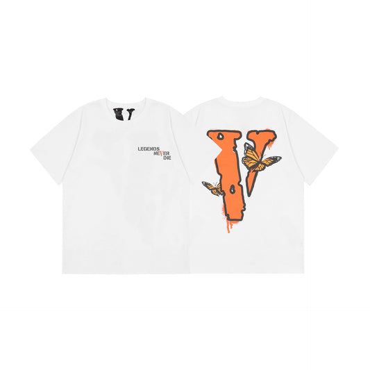 Juice Wrld x Vlone Butterfly T-Shirt White