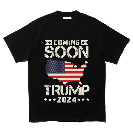 Trump 2024 Coming Soon Graphic T Shirt