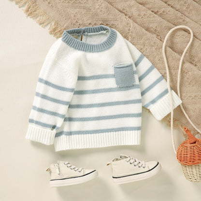 Baby Stripe Sweater Long Sleeve