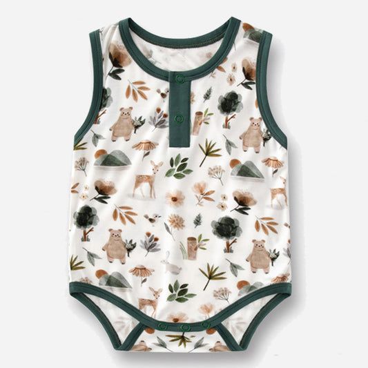 Bamboo Bodysuit for Baby Sleeveless