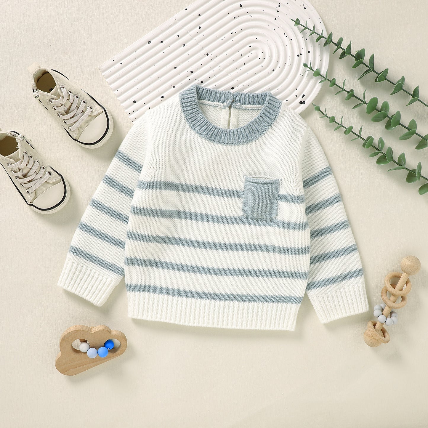 Baby Stripe Sweater Long Sleeve