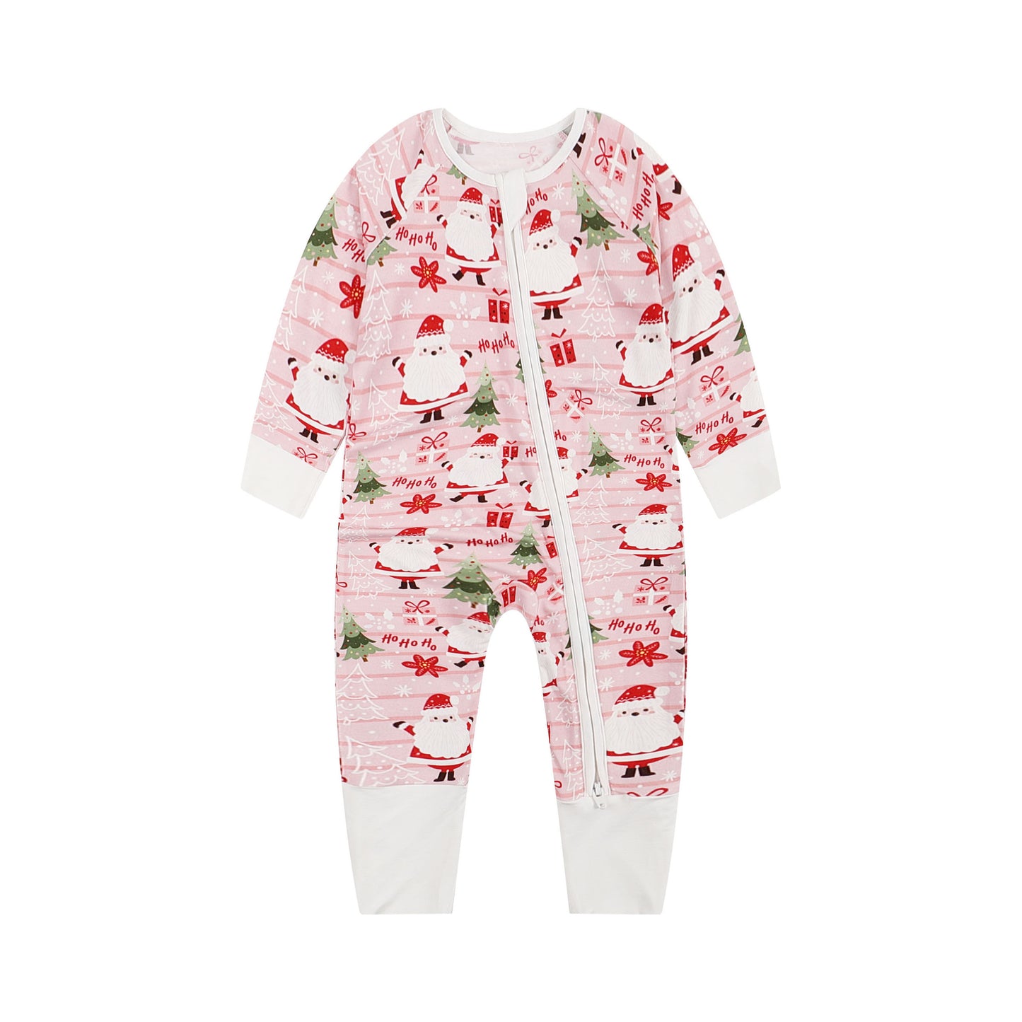 Baby Bamboo Pajamas Infant One-Piece Sleepwear Christmas Baby Romper